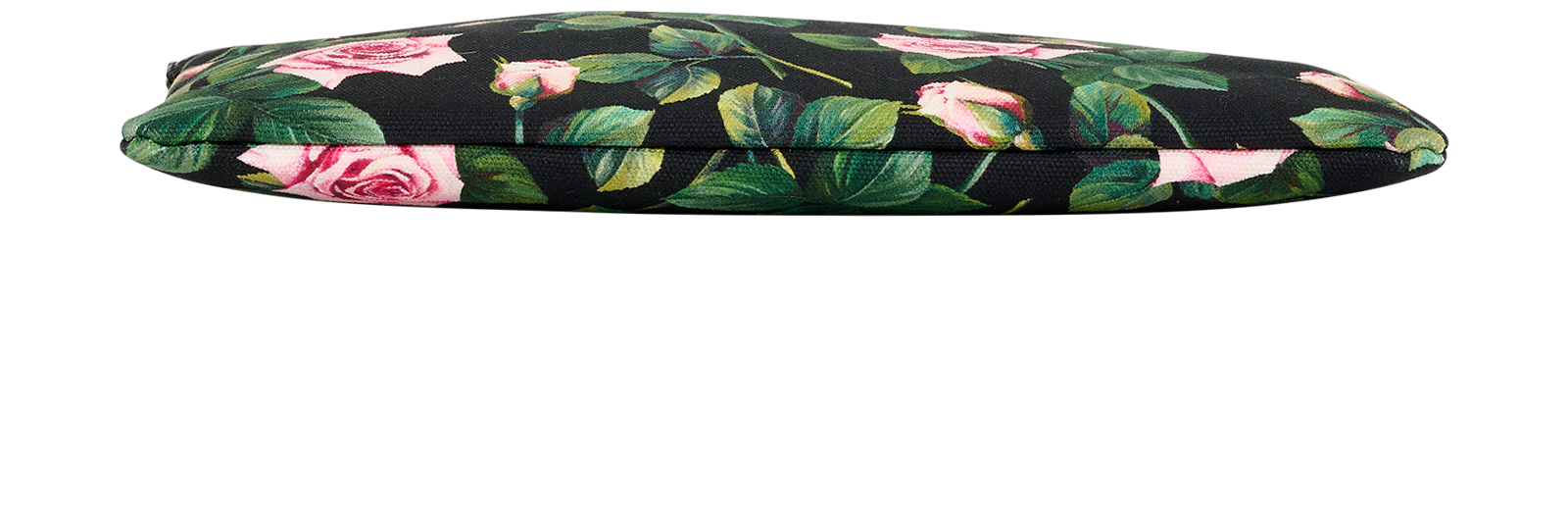Dolce & Gabbana Floral Wristlet, &pound;190, Accessories, Black/Green/Pink, Canvas/Leather, Top view